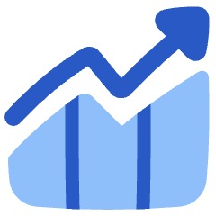 Decent Work And Economic Growth Icon from Plump Flat Set