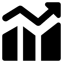 Decent Work And Economic Growth Icon from Core Solid Set