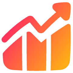 Decent Work And Economic Growth Icon from Plump Gradient Set