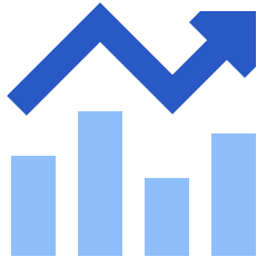 Decent Work And Economic Growth Icon from Sharp Flat Set