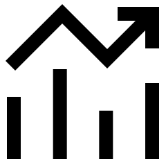 Decent Work And Economic Growth Icon from Sharp Line Set