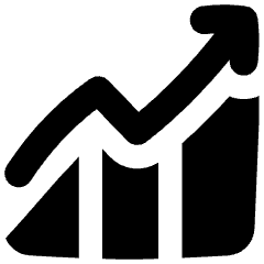 Decent Work And Economic Growth Icon from Flex Solid Set