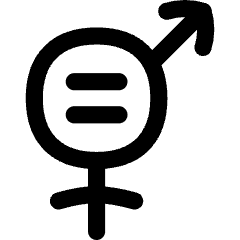 Gender Equality Icon from Flex Line Set