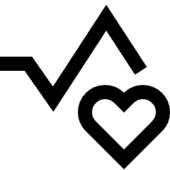 Good Health And Well Being Icon from Sharp Line Set