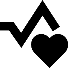Good Health And Well Being Icon from Sharp Solid Set