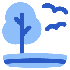 Life On Land Icon from Plump Flat Set