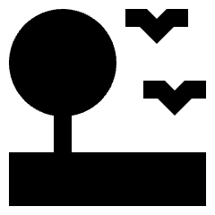 Life On Land Icon from Sharp Solid Set