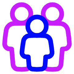 No Poverty Icon from Plump Neon Set