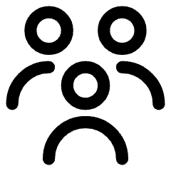 No Poverty Icon from Core Line Set