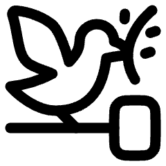 Peace Justice And Strong Institutions Icon from Plump Line Set