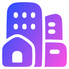 Sustainable Cities And Communities Icon from Plump Gradient Set