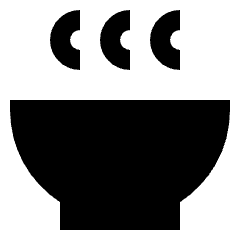 Zero Hunger Icon from Sharp Solid Set