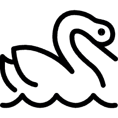 Swan Water Icon from Ultimate Light Set