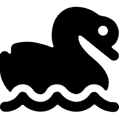 Swan Water Icon from Ultimate Bold Set