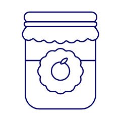 Orange Jam Illustration from UX Line Set