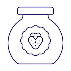 Strawberry Jam Illustration from UX Line Set
