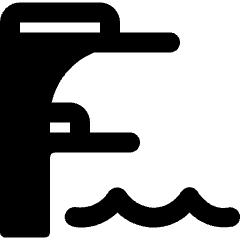 Swimming Diving Board Icon from Ultimate Bold Set