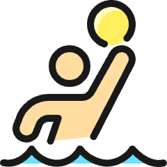 Swimming Waterpolo Icon from Ultimate Colors Set
