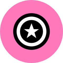 Captain Shield Icon from Kameleon Pop Set
