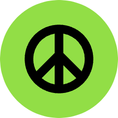 Peace Icon from Kameleon Pop Set