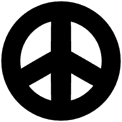 Peace Symbol Icon from Plump Remix Set