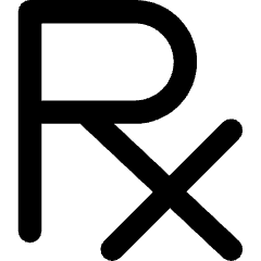 Prescription Pills Drugs Healthcare Icon from Core Remix Set