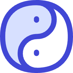 Yin Yang Symbol Icon from Flex Duo Set