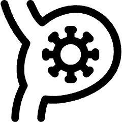 Symptoms Virus Stomach Icon from Ultimate Regular Set