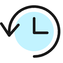 Synchronize Arrow Clock Icon from Ultimate Colors Set