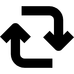 Synchronize Arrow Square 2 Icon from Nova Solid Set