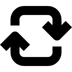 Synchronize Arrow Square 3 Icon from Nova Solid Set