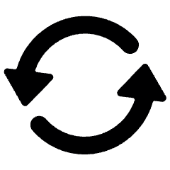 Synchronize Arrows 1 Icon from Ultimate Bold Set