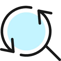 Synchronize Arrows Search Icon from Ultimate Colors Set