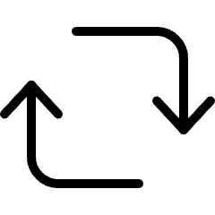 Synchronize Arrows Square 1 Icon from Ultimate Light Set