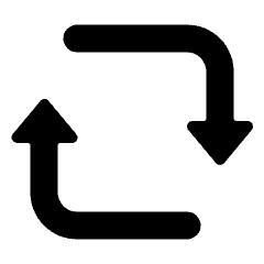 Synchronize Arrows Square 1 Icon from Ultimate Bold Set