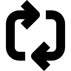 Synchronize Arrows Square 1 Icon from Nova Solid Set