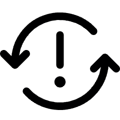 Synchronize Arrows Warning Icon from Ultimate Regular Set