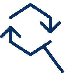 Synchronize Find Search Icon from Cyber Line Set