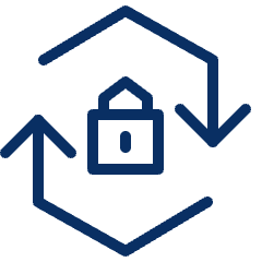 Synchronize Lock Encrypt 2 Icon from Cyber Line Set