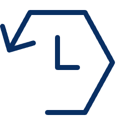 Synchronize Time Icon from Cyber Line Set