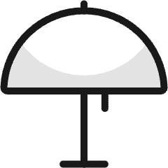 Table Lamp 1 Icon from Ultimate Colors Set