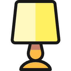 Table Lamp 2 Icon from Ultimate Colors Set