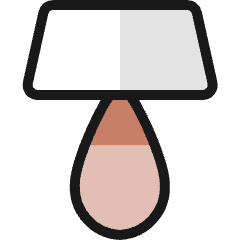 Table Lamp 4 Icon from Ultimate Colors Set