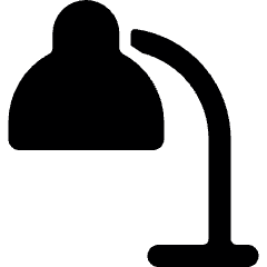 Table Lamp Hanging Icon from Ultimate Bold Set