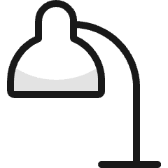 Table Lamp Hanging Icon from Ultimate Colors Set