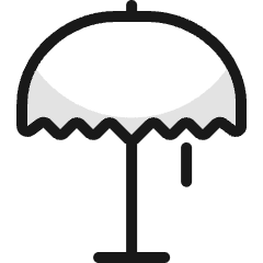 Table Lamp Retro 1 Icon from Ultimate Colors Set