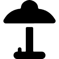 Table Lamp Retro Icon from Ultimate Bold Set