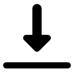 Align Text Bottom Icon from Ultimate Bold Set