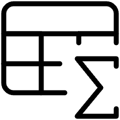 Calculate Table Icon from Ultimate Light Set