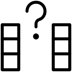 Compare Column Icon from Ultimate Light Set